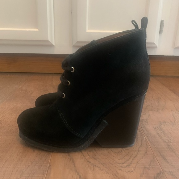 Marc by Marc Jacobs wedge suede lace up boots - Picture 7 of 10